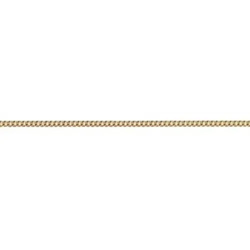 18 Carat Yellow Gold 40cm Diamond Cut Curb Chain 3.12 Grams