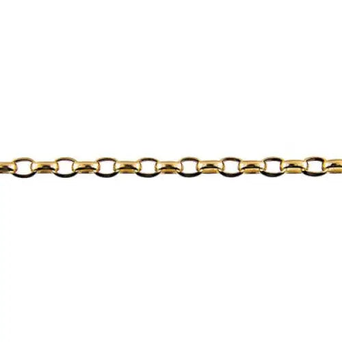 9 Carat Yellow Gold 70cm 13.16 Grams Oval Belcher Chain