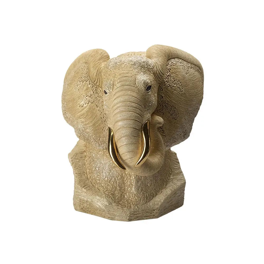 De Rosa Large Wildlife - White Elephant Bust (400pc Limited