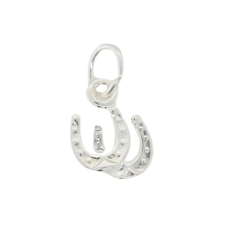 Sterling Silver Pair Horseshoes Charm SEASPRAY VALUATIONS &