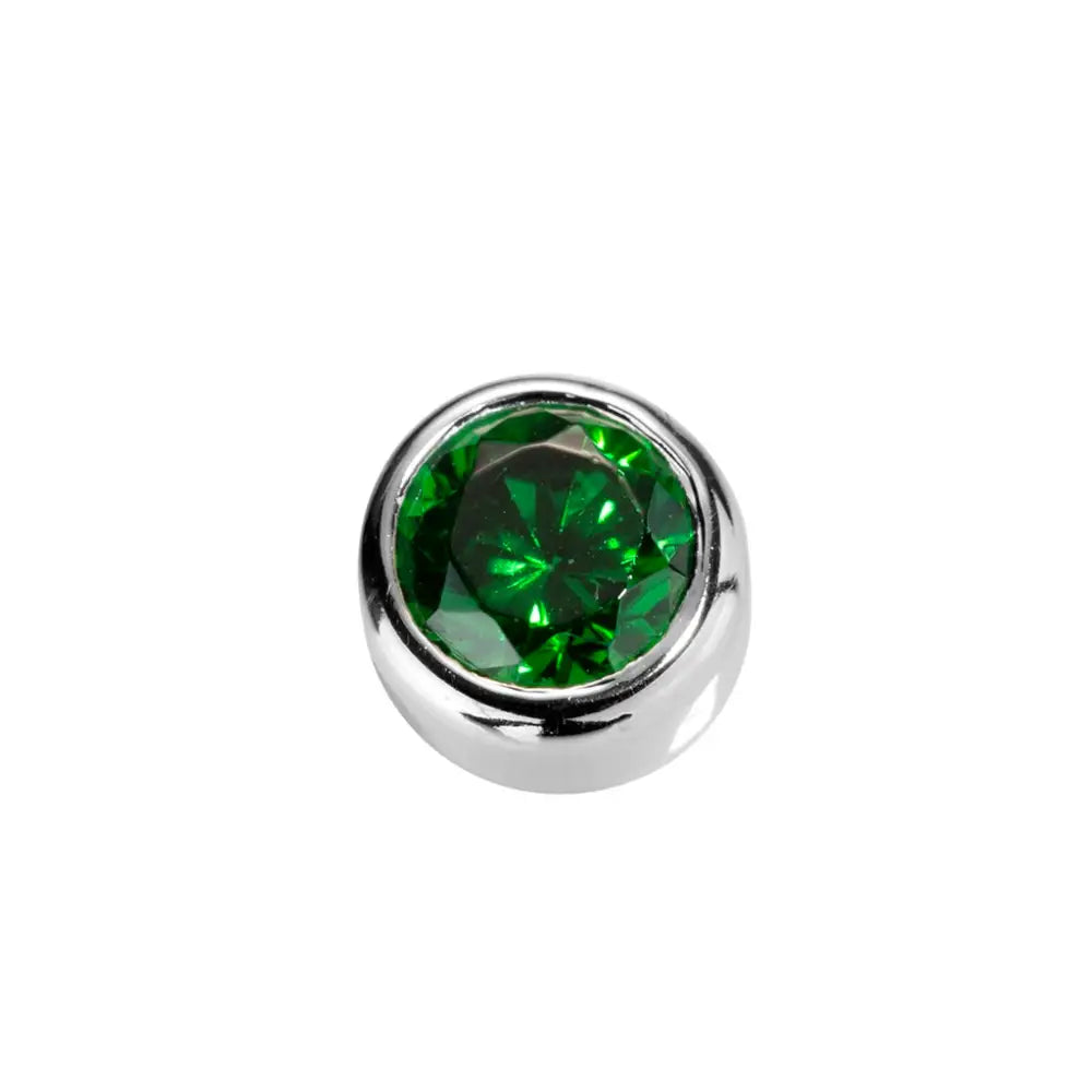 Stow CZ ’Emerald’ Charm SEASPRAY VALUATIONS & FINE JEWELLERY