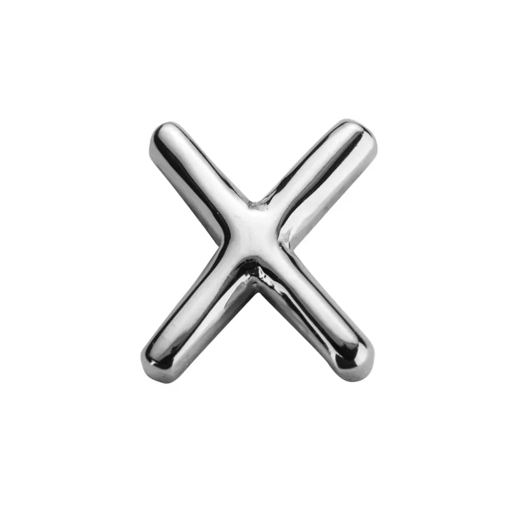 Stow Sterling Silver Letter X Charm SEASPRAY VALUATIONS &