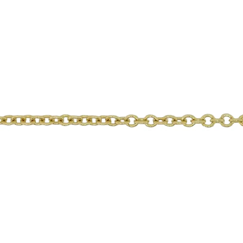 10 Carat 46cm Cable Chain 1.04 Grams 1mm Wide Seaspray