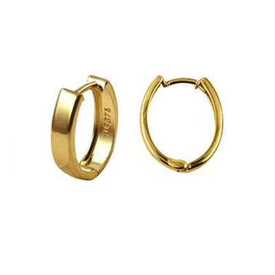 9 carat Yellow Gold Huggies Earrings