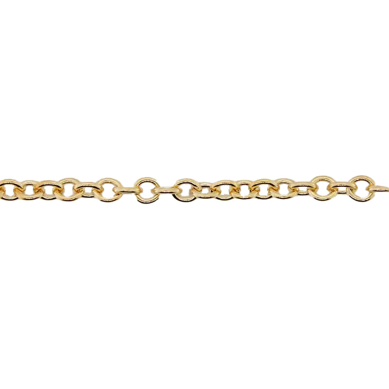 9 Carat Yellow Gold Cable Chain 55cm 8.04gram