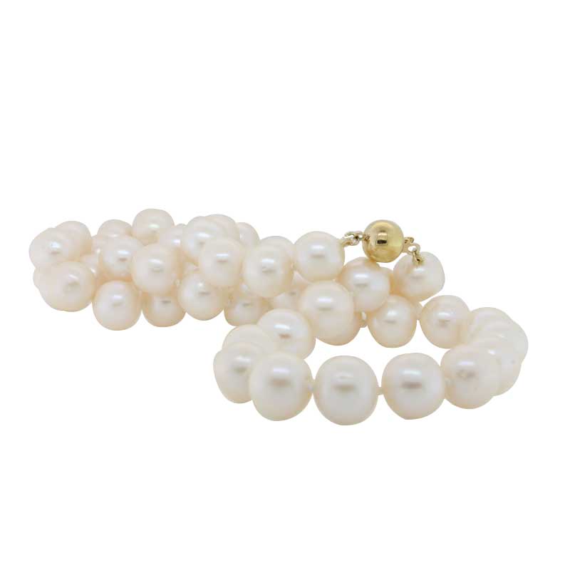 9Y Clasp 8mm White FWP 45cm Nlet