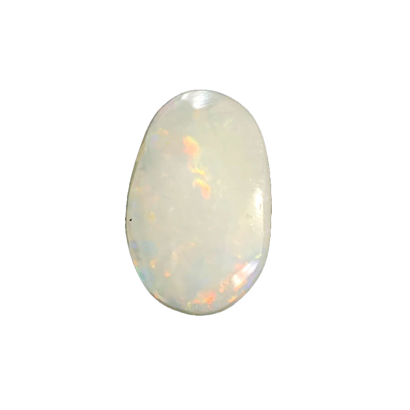 Free Shaped 6.58 x 10.02mm Australian Light Crystal Opal White 1.18ct 