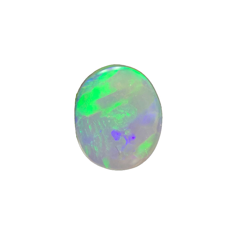 Australian Solid Crystal Oval Opal 8.35mm x 7mm x 1.8mm - 0.68carat