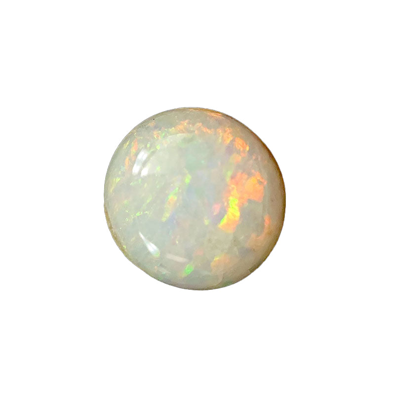 Australian Light Crystal Opal 0.86ct Round 6.56mm x 6.9mm