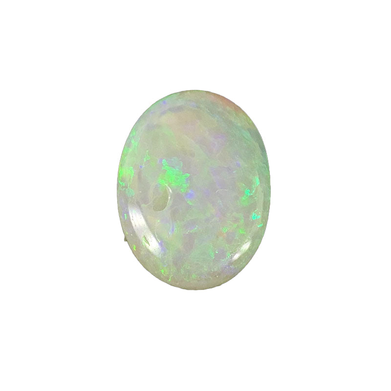 Oval 8.25mm x 6.4mm Australian Solid Light Crystal Opal 0.89ct 