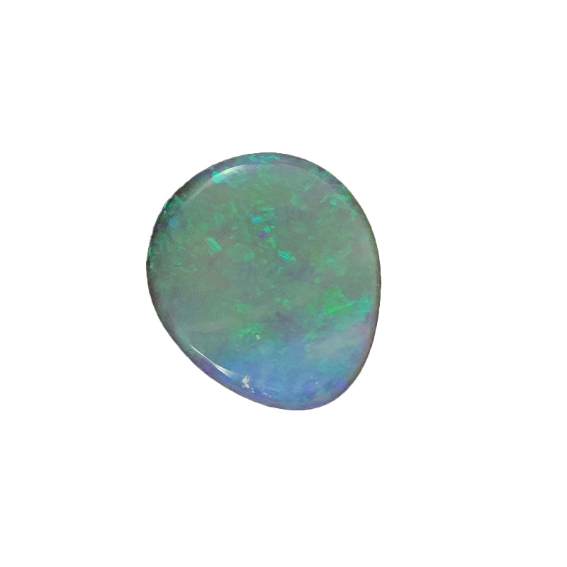 Free Shaped Australian Light Crystal Opal 1.28ct Predominantly Green