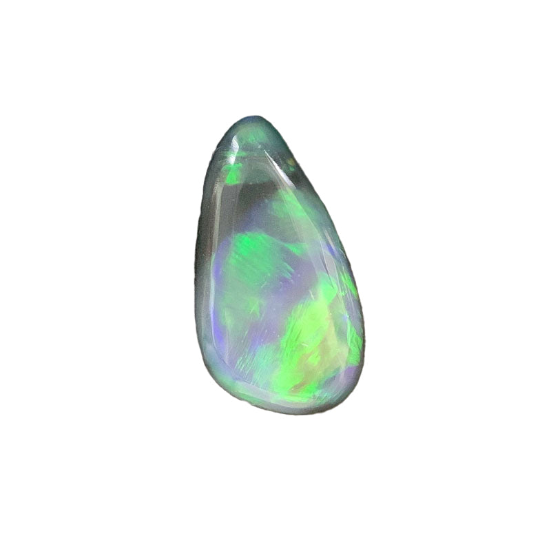 Pear Cut Australian Black Opal 1.00ct 