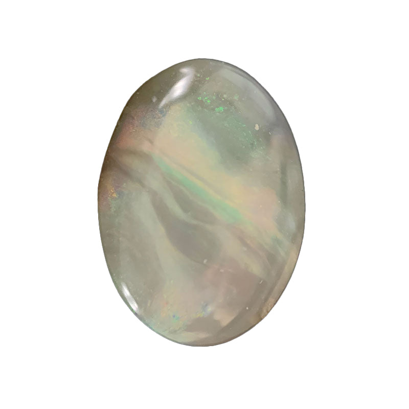 Oval Australian Light Crystal Opal Grey Tone, 17.74 x 13.24mm, 7.00ct 