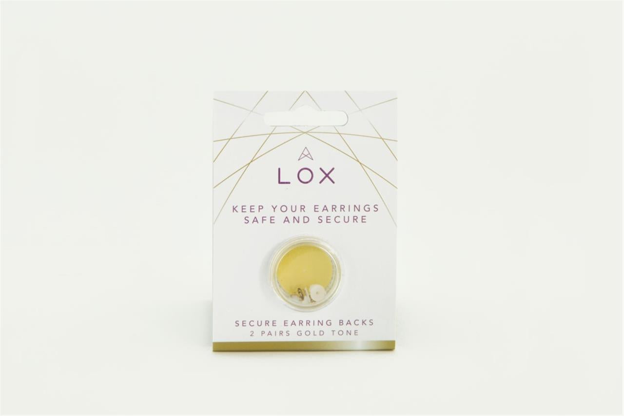 Lox Gold 2 Pair Pack Earring Backs