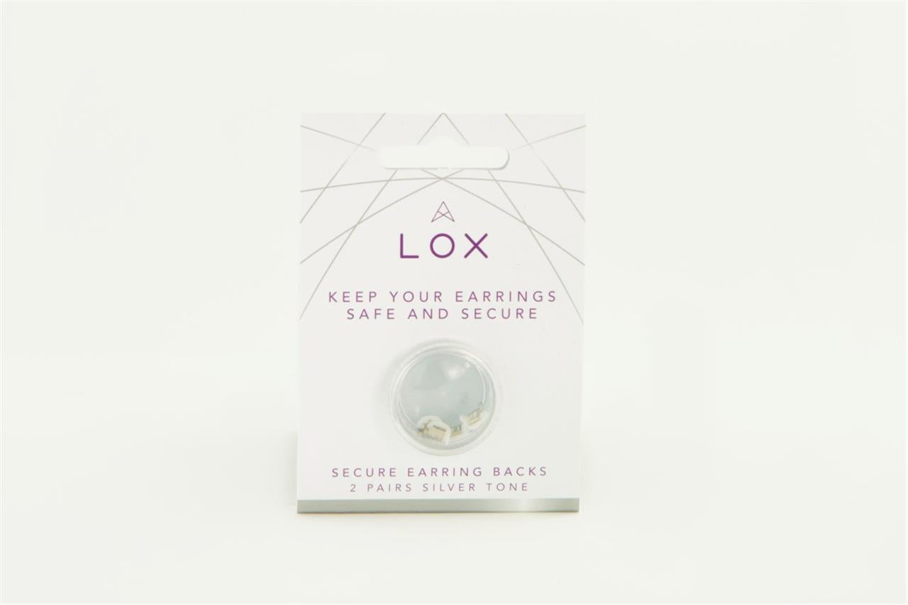 Lox Silver 2 Pair Pack Earring Backs