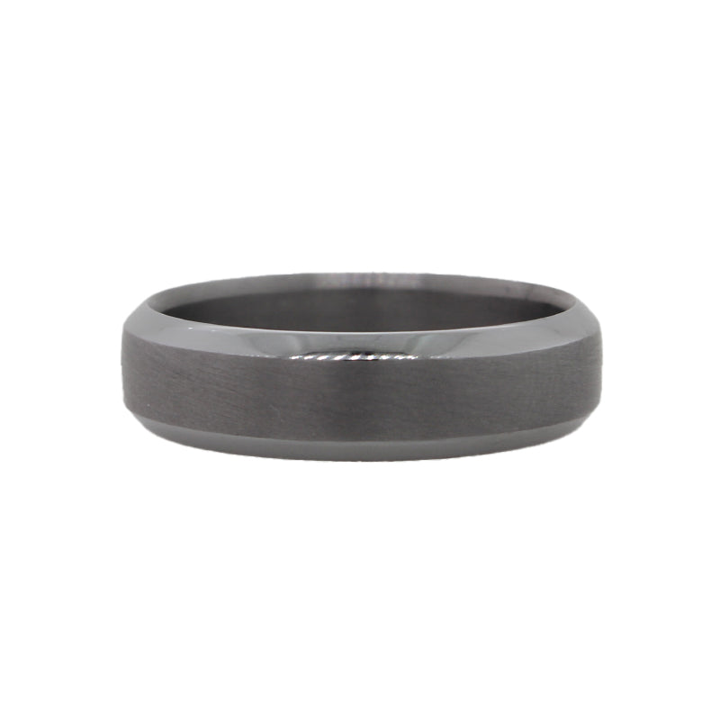 Tantalum Brushed & Polished Edge Ring 5.8mm Wide