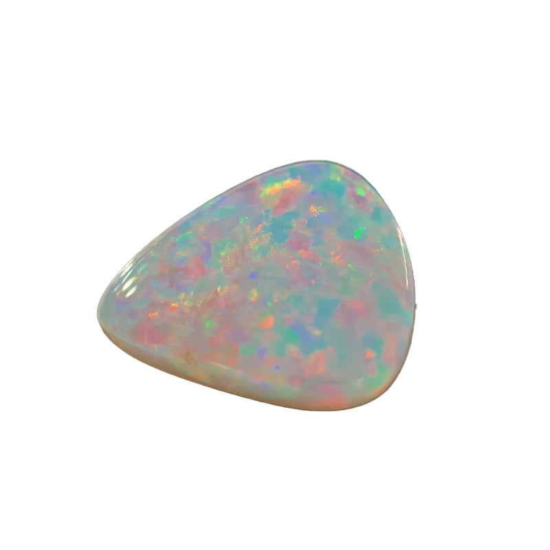 Opal Solid FreeForm Triangle Pink Blue Green Colours