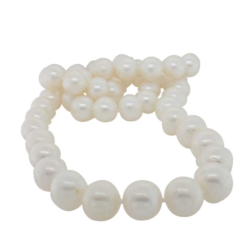 9Y White FWP 60cm 12mm Necklet