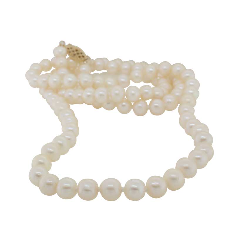 9Y FWP 5mm White 60cm Necklet