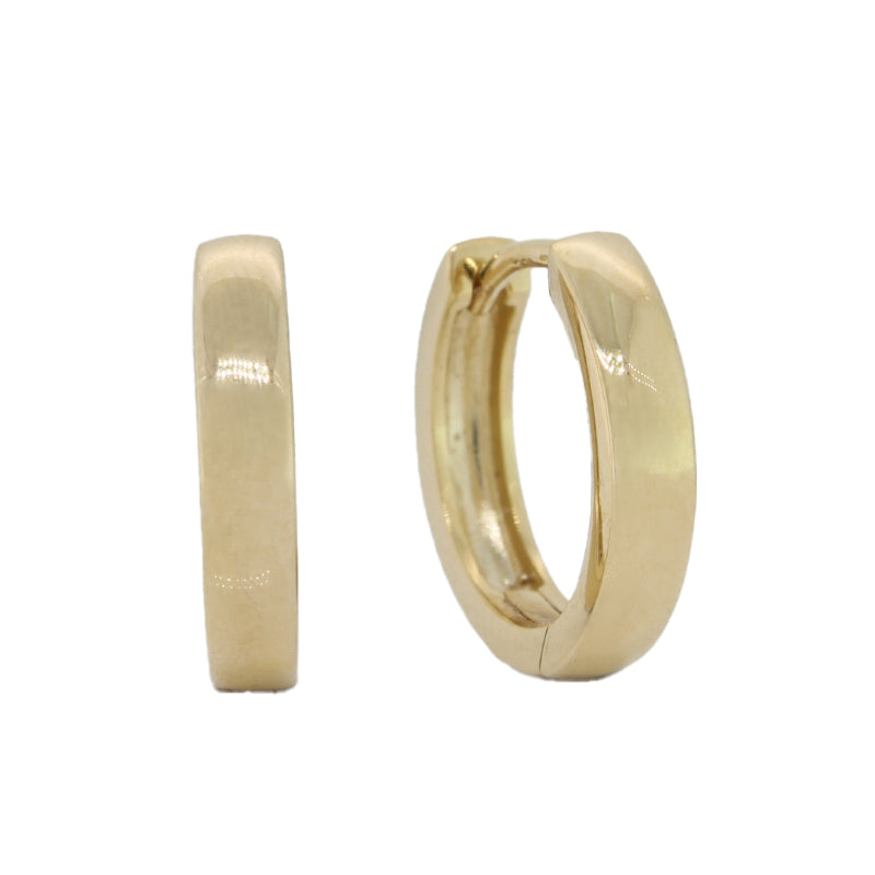 9 Carat Yellow Gold Huggie 2.02mm