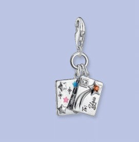 Thomas Sabo Charmista Sterling Silver Wish Upon a Star Letter Charm CC2061