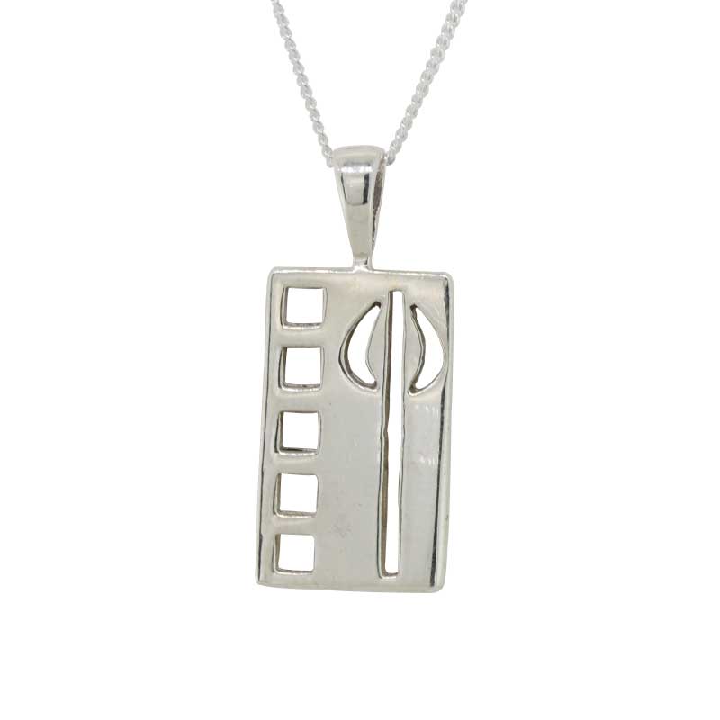 Sterling Silver Artists Board Pendant