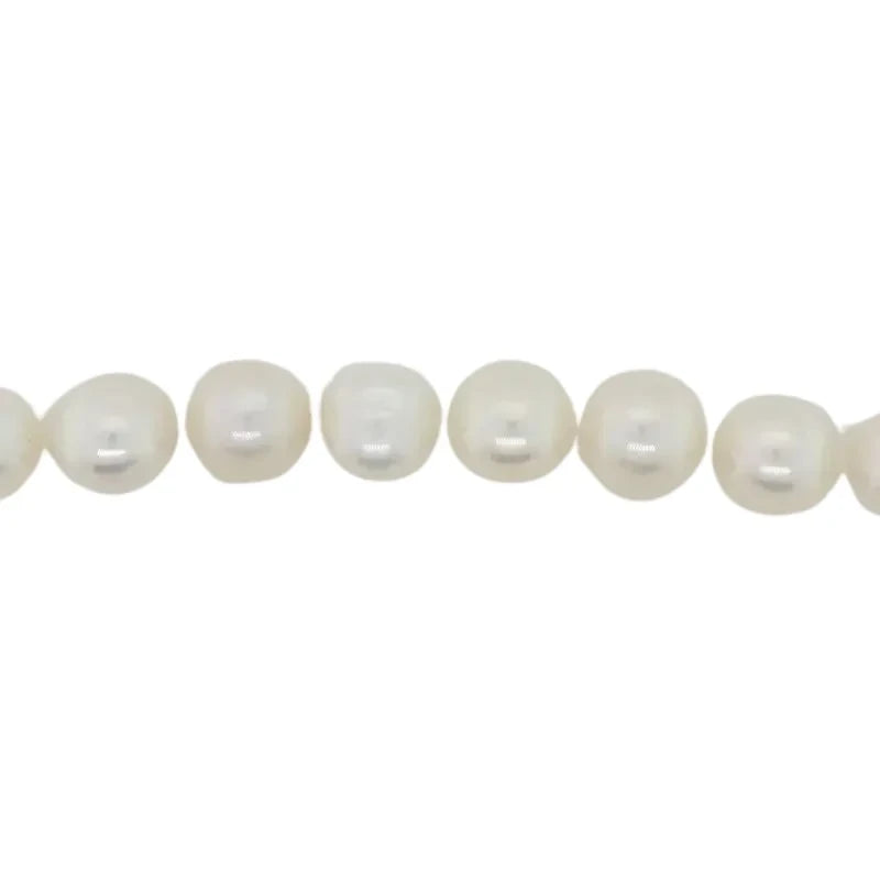 Fresh Water 7.5mm to 8mm Pearl 50cm Necklace Sterling