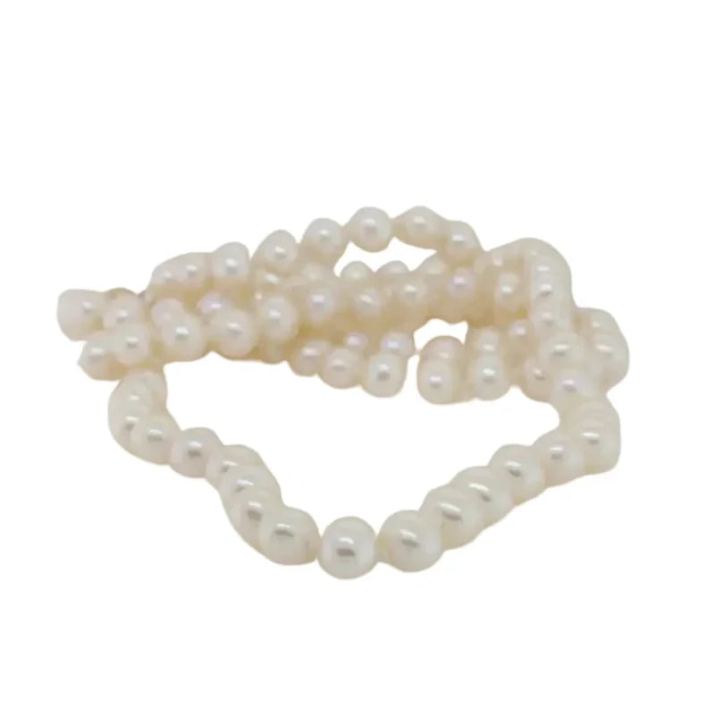 Freshwater 5.00mm to 5.50mm Pearl 45cm Necklet with 9ct