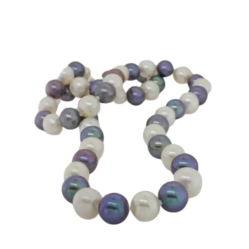 Freshwater 8.00mm to 8.50mm Pearl 45cm Necklace Sterling