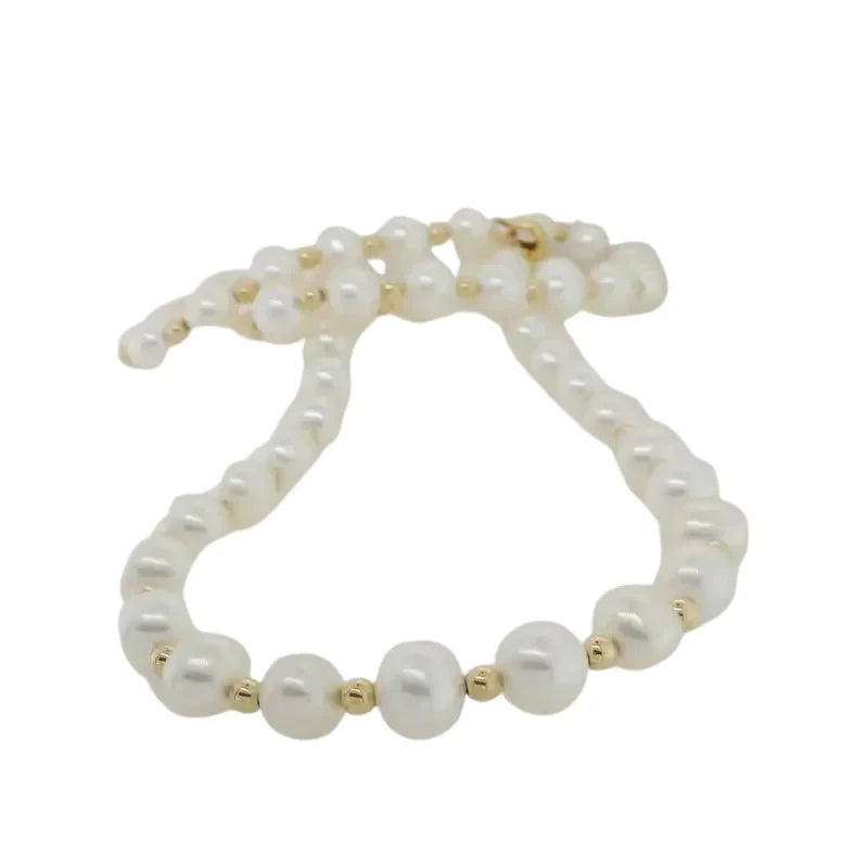 Freshwater Pearl 7.00mm to 7.50mm 45cm Necklace - 14ct