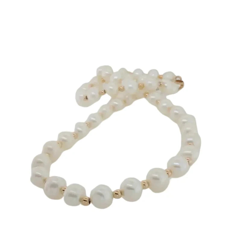 Freshwater Pearl 7.00mm to 7.5mm 45cm Necklace - 14ct Rose