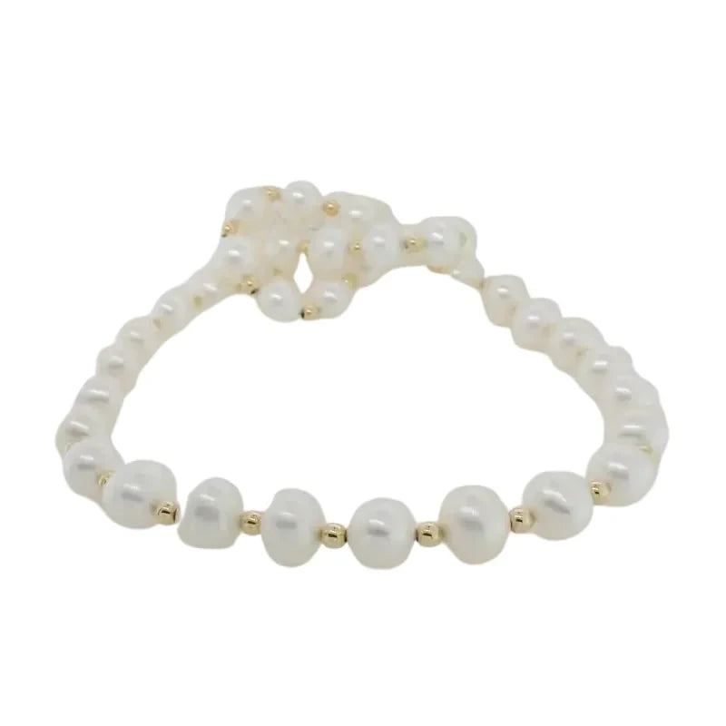 Freshwater Pearl 8.00mm to 8.50mm 50cm Necklace - 14ct