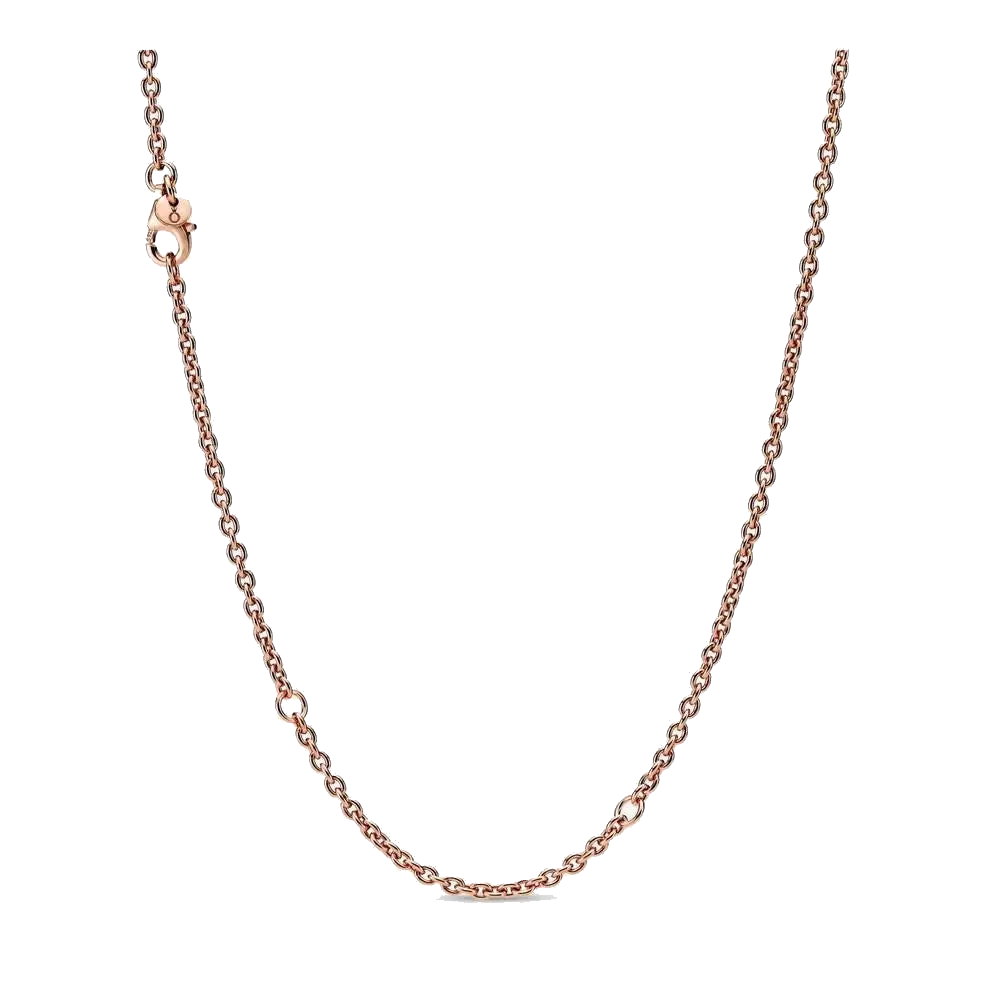 Pandora Rose Gold Plated Cable Chain Necklace 60cm Seaspray