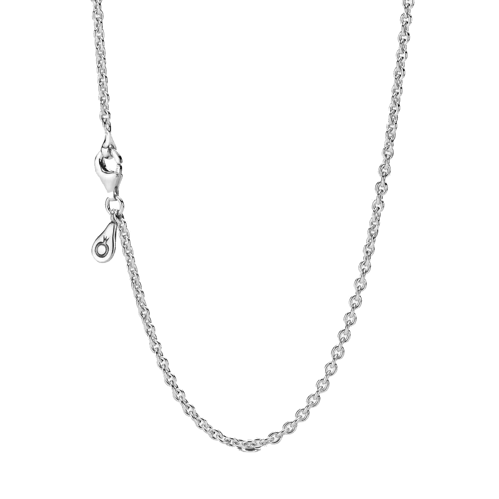 Pandora SS Cable Chain Necklace 75cm Seaspray Valuations &