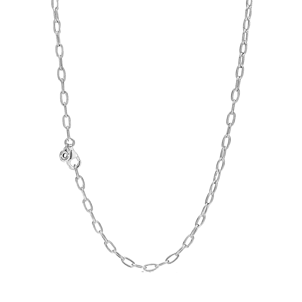 Pandora SS Link Chain Necklace 50cm Seaspray Valuations &