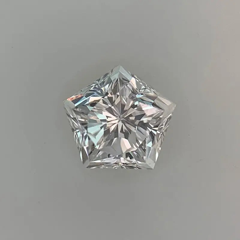 0.93ct G SI1 Pentagon Cut GCAL Certified Diamond