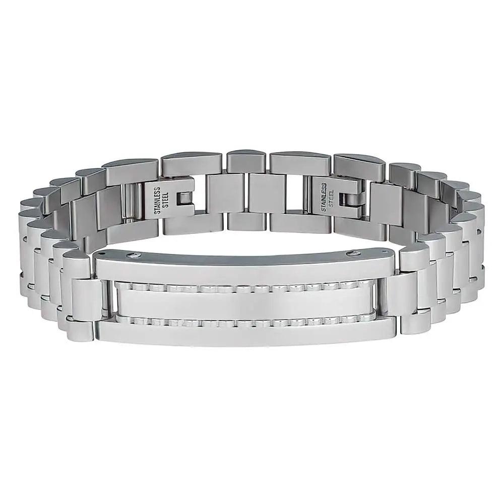 12mm Stainless Steel ID Bracelet SEASPRAY VALUATIONS & FINE