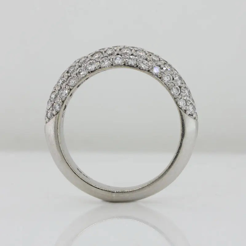 18 Carat White Gold Diamond Dress Ring Seaspray Valuations