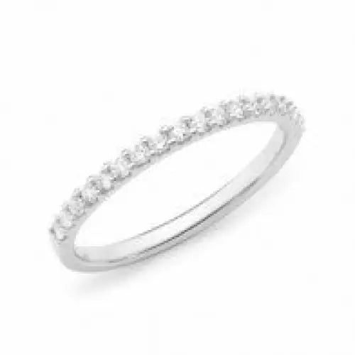 18 Carat White Gold Diamond Ring 18 x 0.015ct G/H SI Claw Set