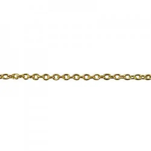 18 Carat Yellow Gold 45cm Cable Chain 3.57 Grams SEASPRAY