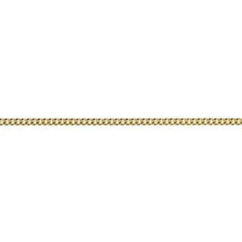 18 Carat Yellow Gold 45cm Diamond Cut Curb Chain 5.48 Grams