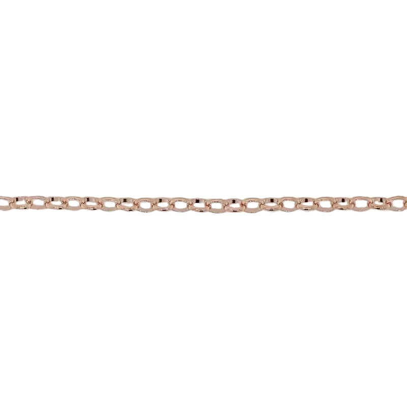 9 Carat Rose Gold 4.73g 45cm Oval Belcher Chain SEASPRAY