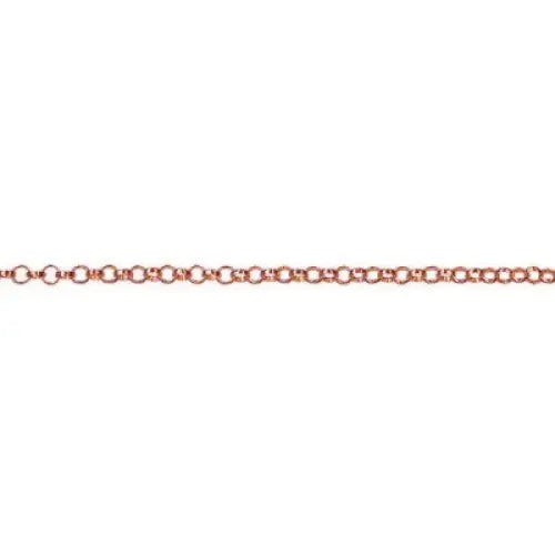 9 Carat Rose Gold 50cm 3.23grams Round Belcher Chain