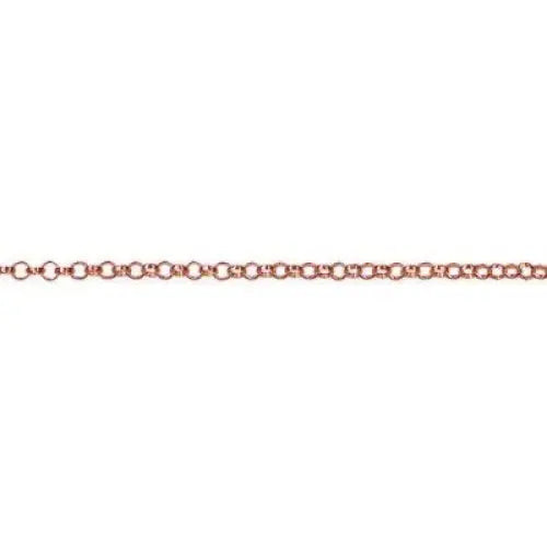 9 Carat Rose Gold Oval Belcher 19cm Bracelet 3.77 Grams