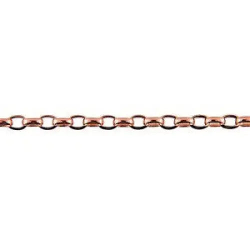 9 Carat Rose Gold Oval Belcher 44cm Chain 8.48g SEASPRAY