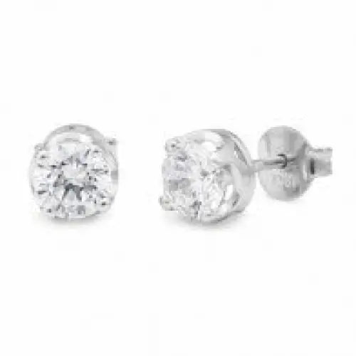 9 carat White Gold 0.50ct Diamond Stud Earrings SEASPRAY