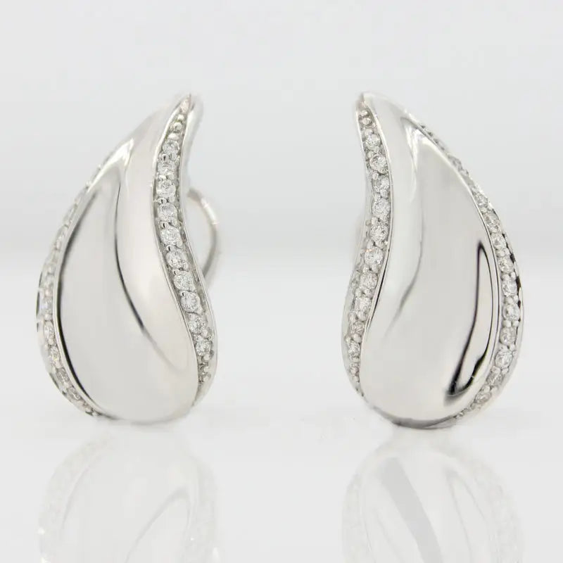 9 carat White Gold Breuning Dia  0.264 G/SI Stud Earrings