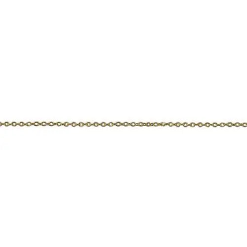 9 Carat Yellow Gold 40cm 1.45g Cable Chain SEASPRAY