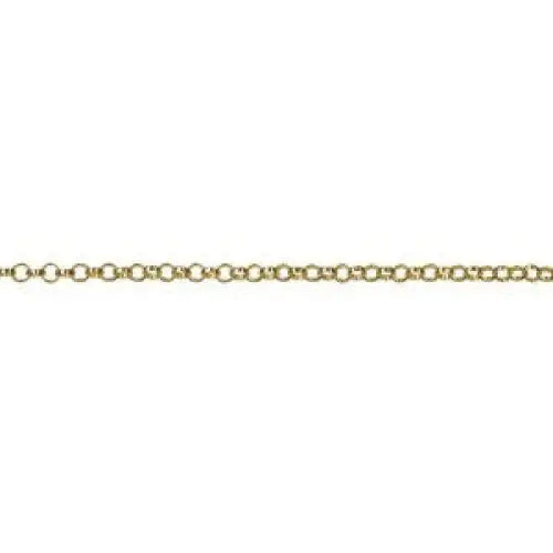 9 Carat Yellow Gold 40cm 2.71g Grams Round Belcher Chain