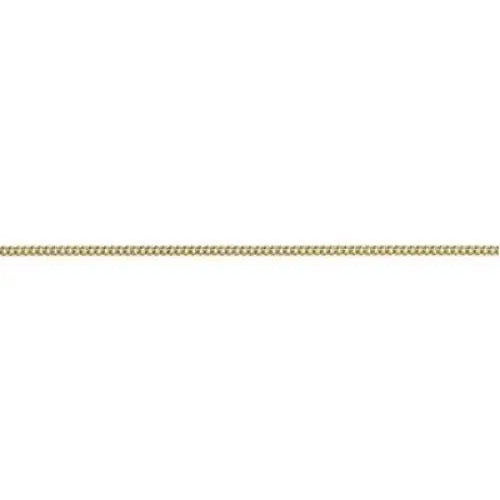 9 Carat Yellow Gold 40cm Diamond Cut Curb Chain With Parrot
